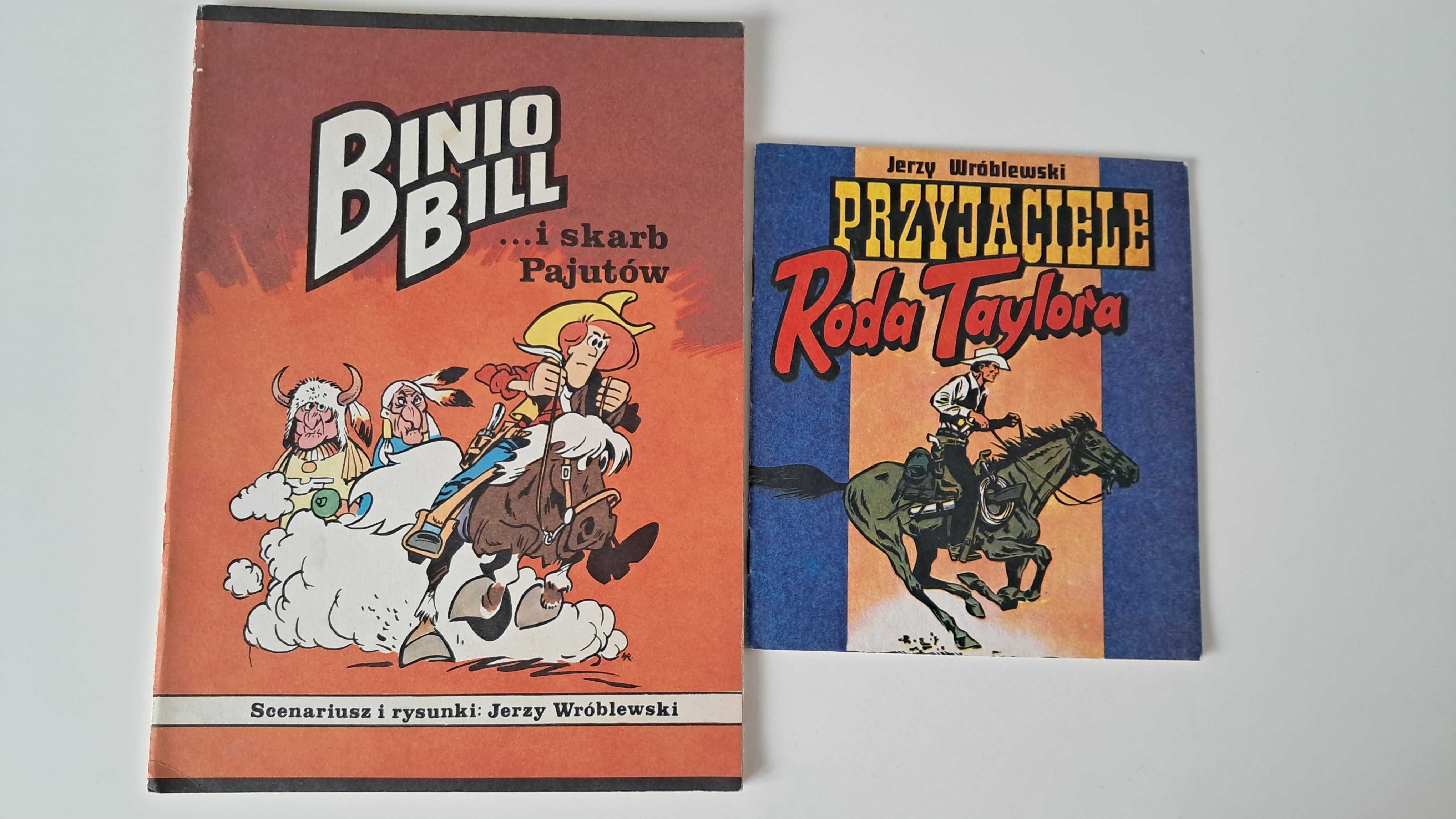 Komiks Binio Bill wydanie 1 Przyjaciele Roda Tayroda wyd 2 Wróblewski