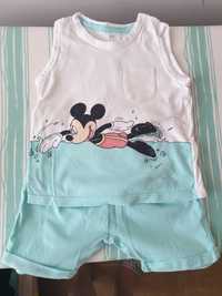 Komplet letni H&M r.74 Myszka Miki Mickey