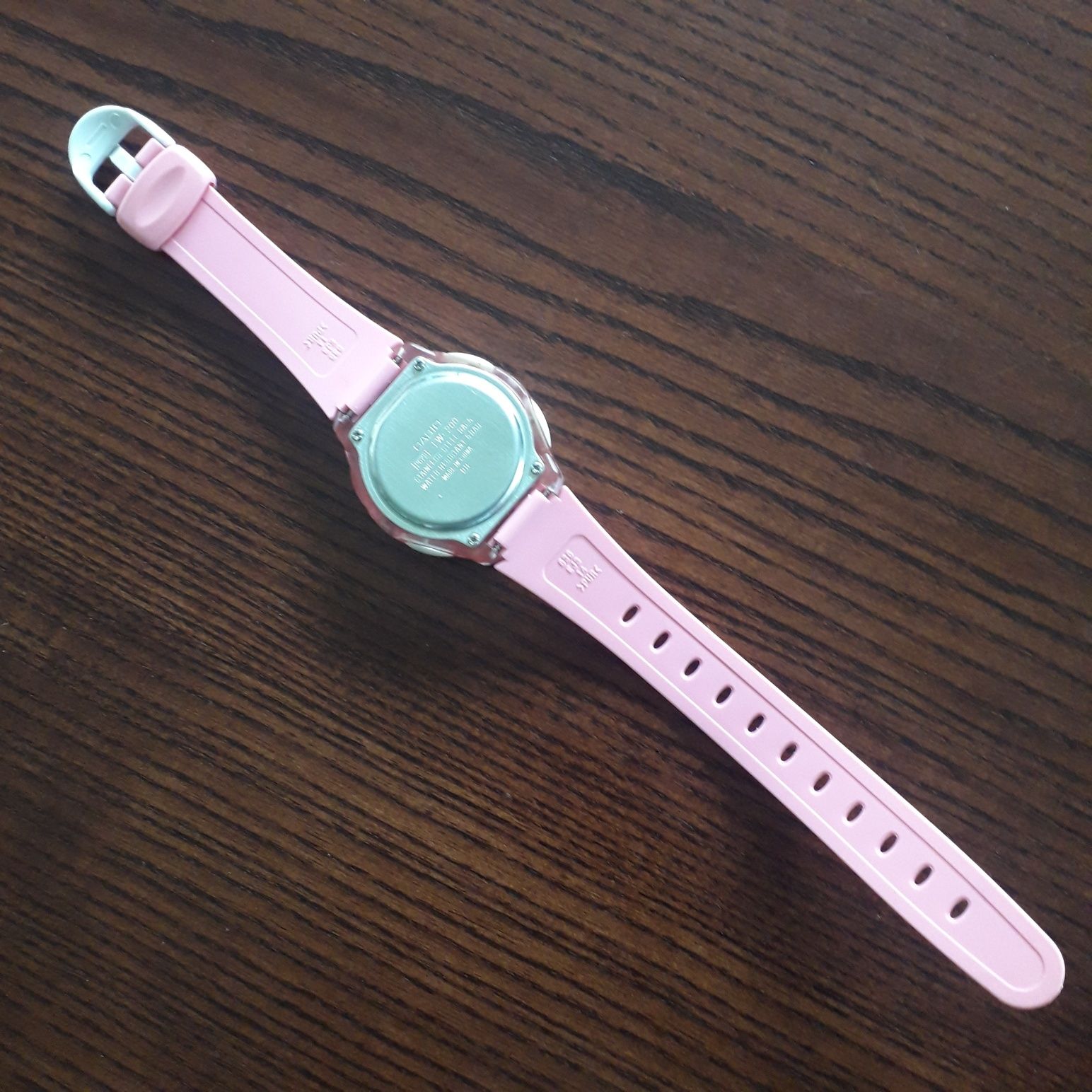 CASIO LW-200 zegarek elektroniczny różowy dla dziewczynki