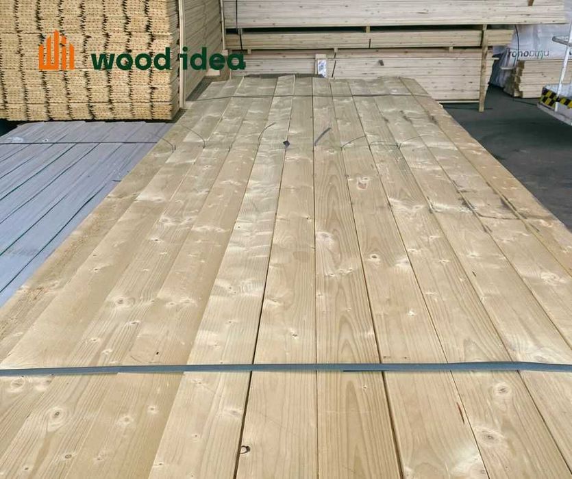 Deska | gładka | suszona | świerk | strugana | 19 mm 72 mm 2,5 m, kl.C