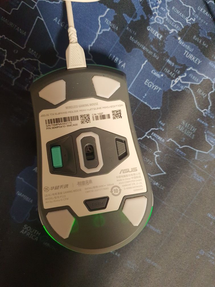 Hatsune Miku asus tuf мышка компютерная