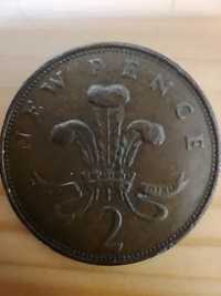 Moeda rara inglesa 2 new pence 1971