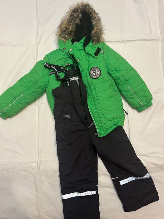 Напівкомбінезон зимовий куртка комплект lenne хлопчик