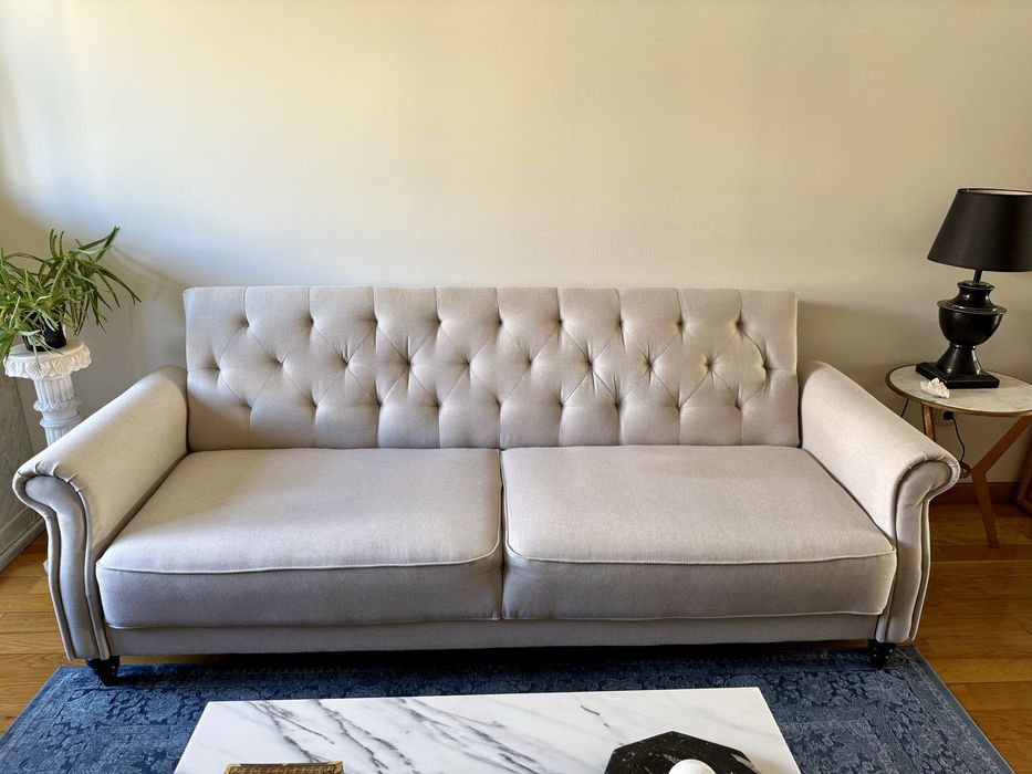 Sofá-cama clic-clac 3 lugares – Maisons du Monde