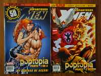 BD Marvel Os Espantosos X-Men - POPTOPIA e VÉSPERAS DA DESTRUIÇÂO