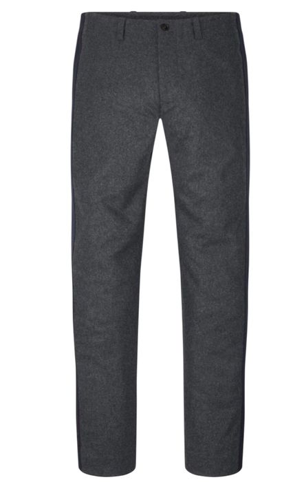 TOMMY HILFIGER Modne spodnie z wełny, szare, wygodne r XXL