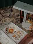 Набор посуда Christian Dior, бренд,люкс якість,подарунок,чайний сервіз