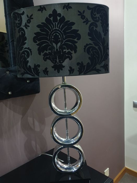 Candeeiro decorativo preto