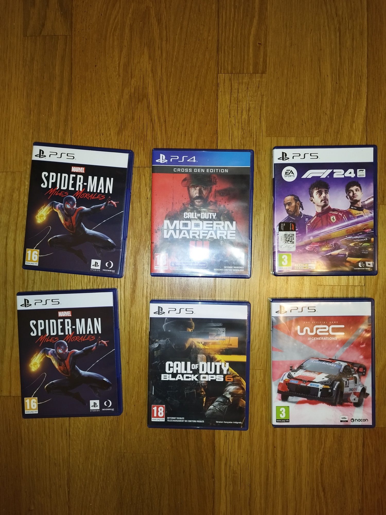 Lote de jogos PlayStation 4 e 5