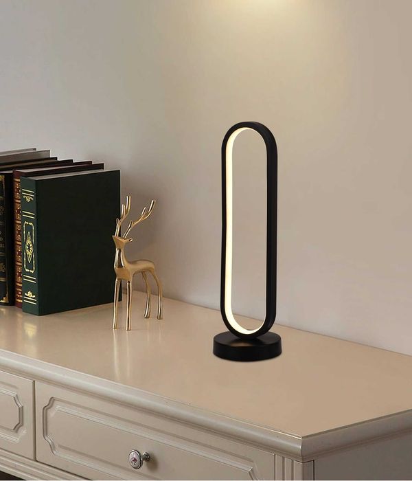 Настільний світильник TD2018, Чорний/золотий