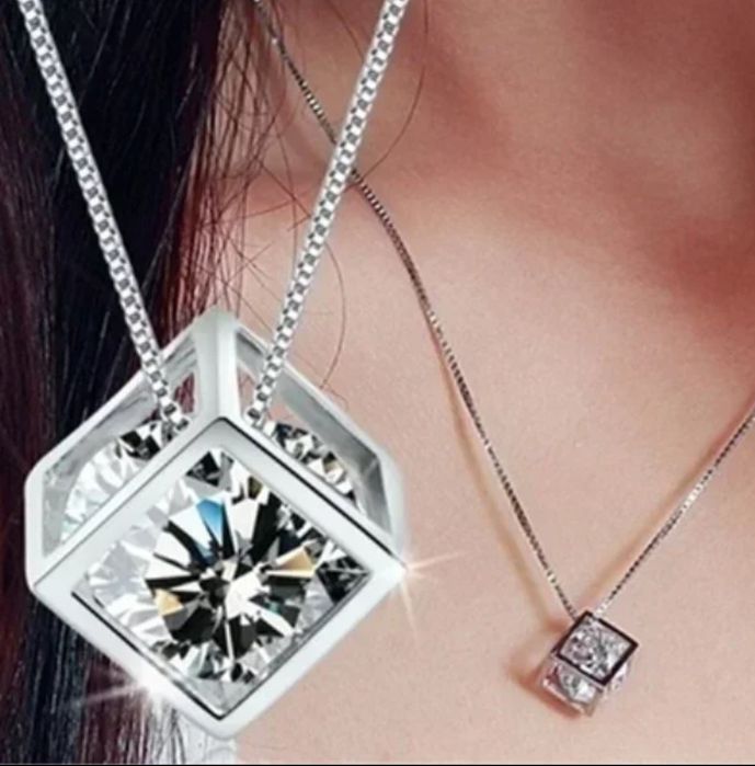 цепочки с кулоном из стерлингового серебра 925