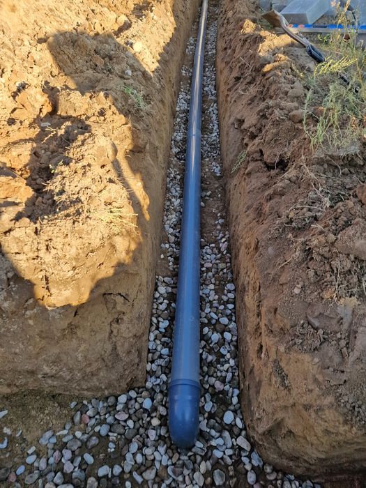 Drenaż Odwodnienie, minikoparka, rura drenarska, szambo ekologiczne