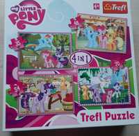 Puzzle My Little Pony kucyki Pony 4w1