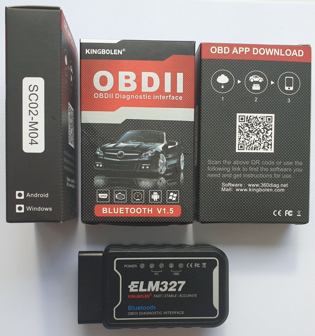 Автосканер OBD2 Elm327  v1.5 Bluetooth vs Android  PIC18F25K80