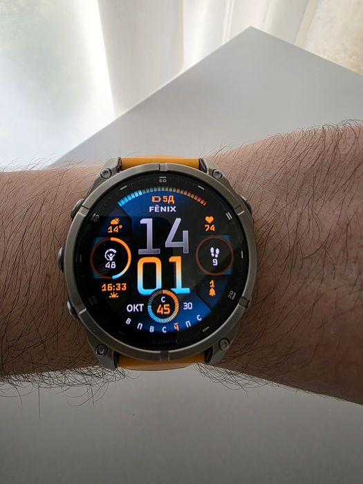 Часы GARMIN FENIX 8. 47mm. AMOLED Sapphire Titanium