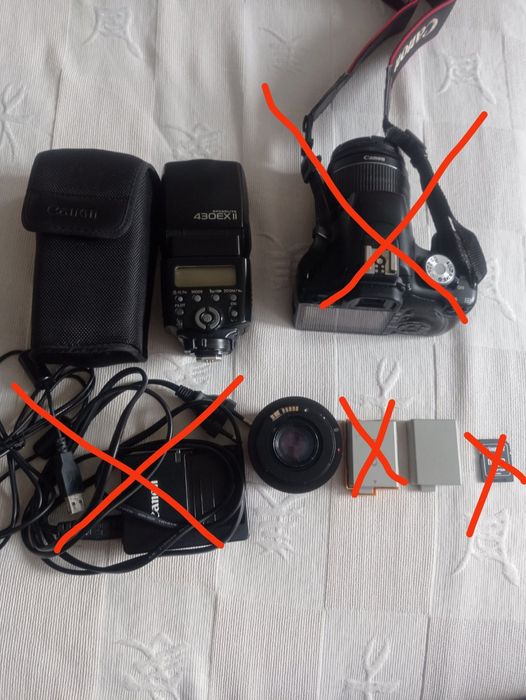 Вспишка на фотоапарат canon e430