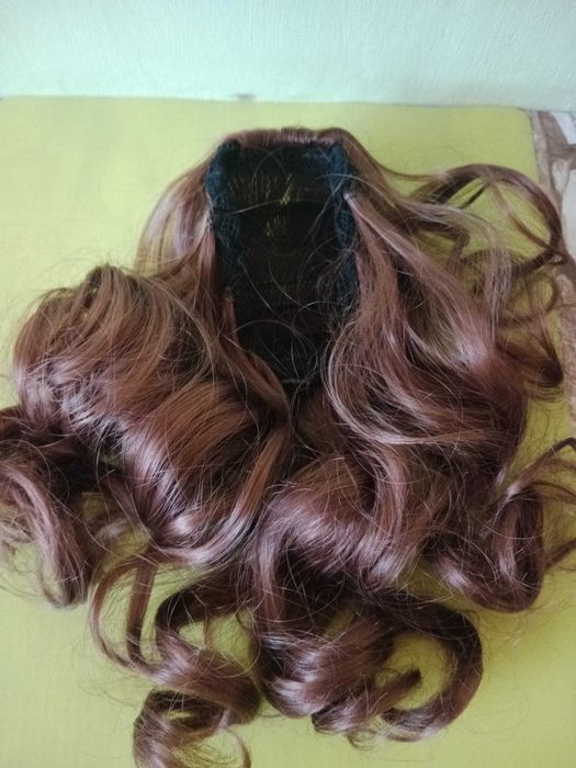 Dopinka włosów fajna na kok lub przedłużenie