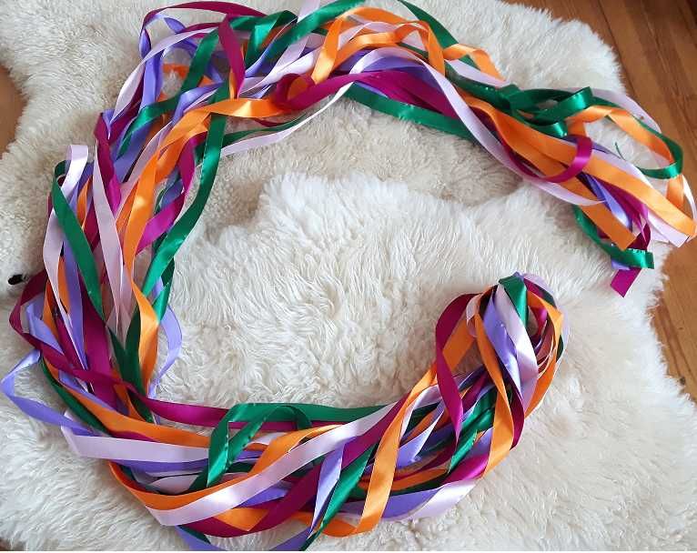 Obręcz opaska oczepinowa na bukiet ślubny