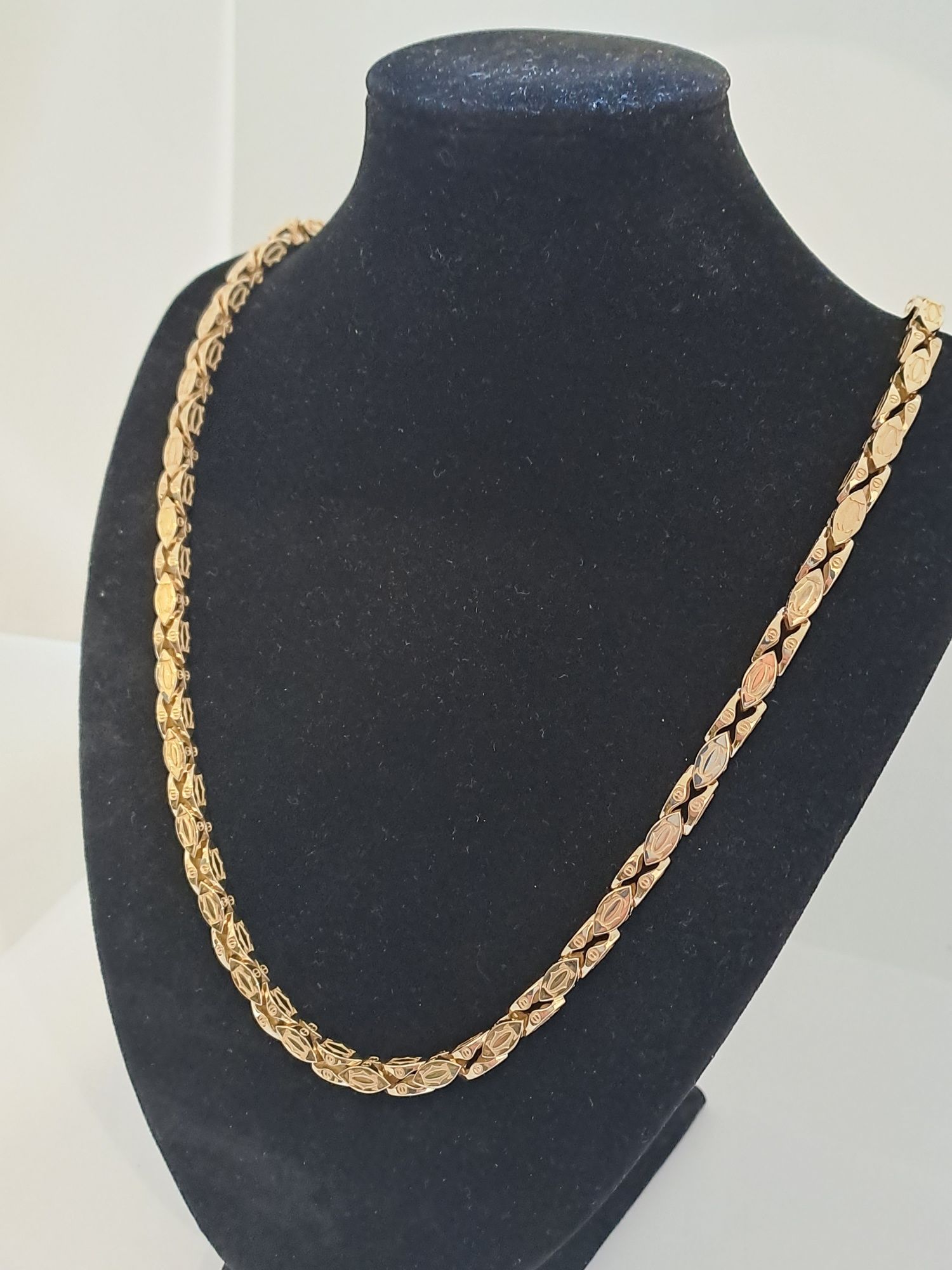 Złoty łańcuszek 585 splot CARTIER Nowy