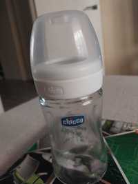 Бутылочка для кормления малыша чико сhicco стекло без соски
