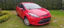 Ford Fiesta Piękna czerwona Fiesta MK7 1.25 benzyna 118tyskm.