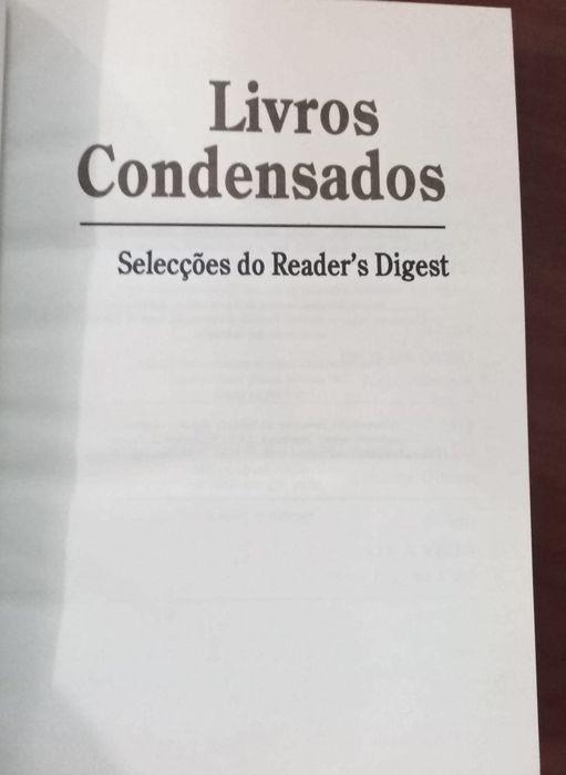 Selecções do Livro - (livros condensados) - 4 obras /1 volume