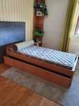Cama de solteiro (cabeceira não incluída)