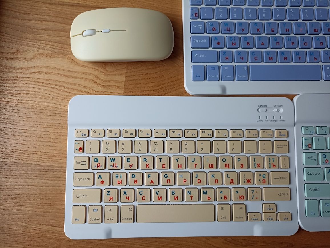 Блютуз клавіатура та мишка для телефону, планшету, пк