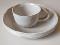 Zestaw śniadaniowy ceramiczny handmade