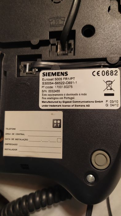 Telefone SIEMENS Euroset 5005