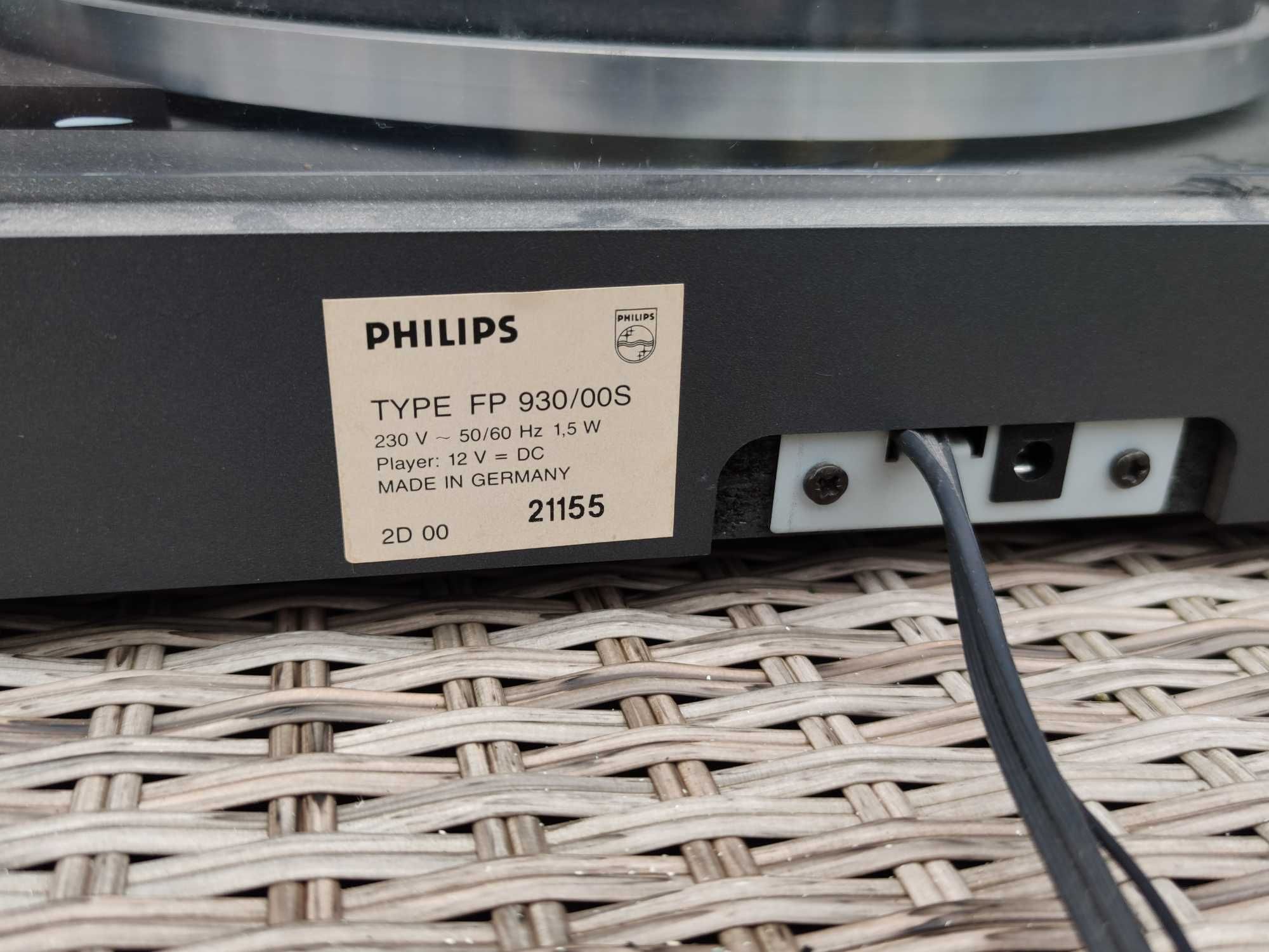 Philips FP-930 (Dual CS-435/CS-455) gramofon serii 900 + mata