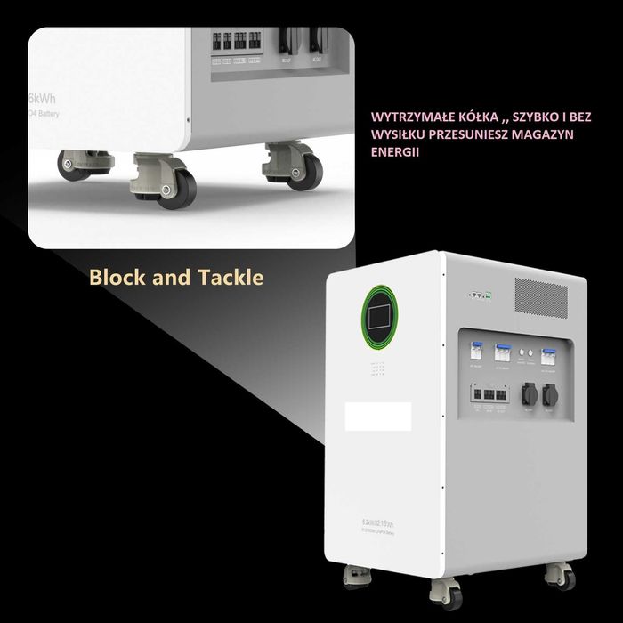 Magazyn Energii 32kw Falownik 6kw domowy zestaw