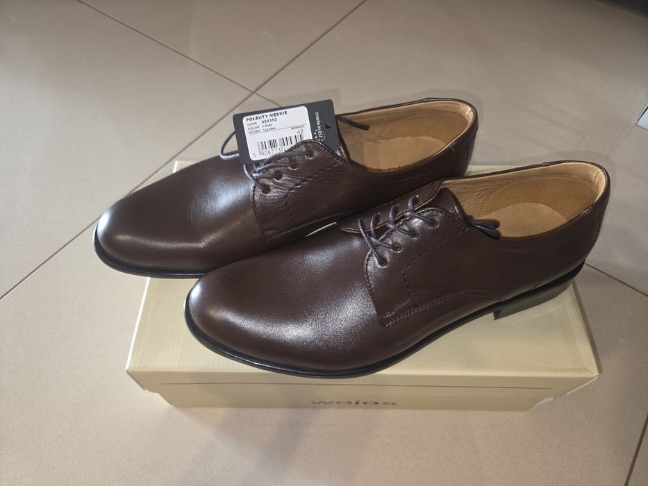 Półbuty męskie skórzane WOJAS rozm 42