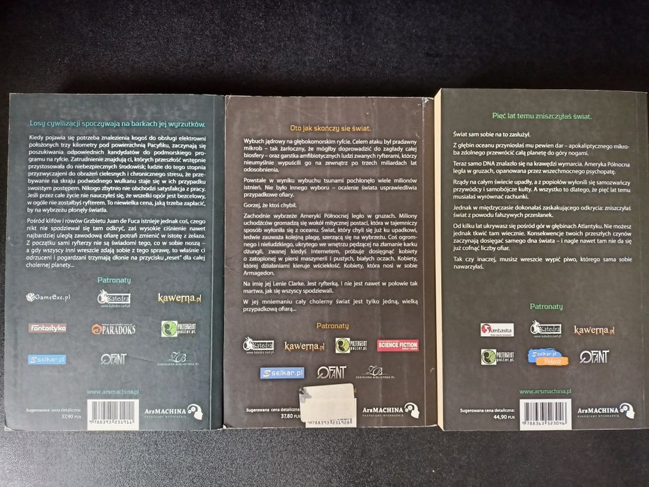 Peter Watts TRYLOGIA RYFTERÓW Rozgwiazda + Wir + Behemot