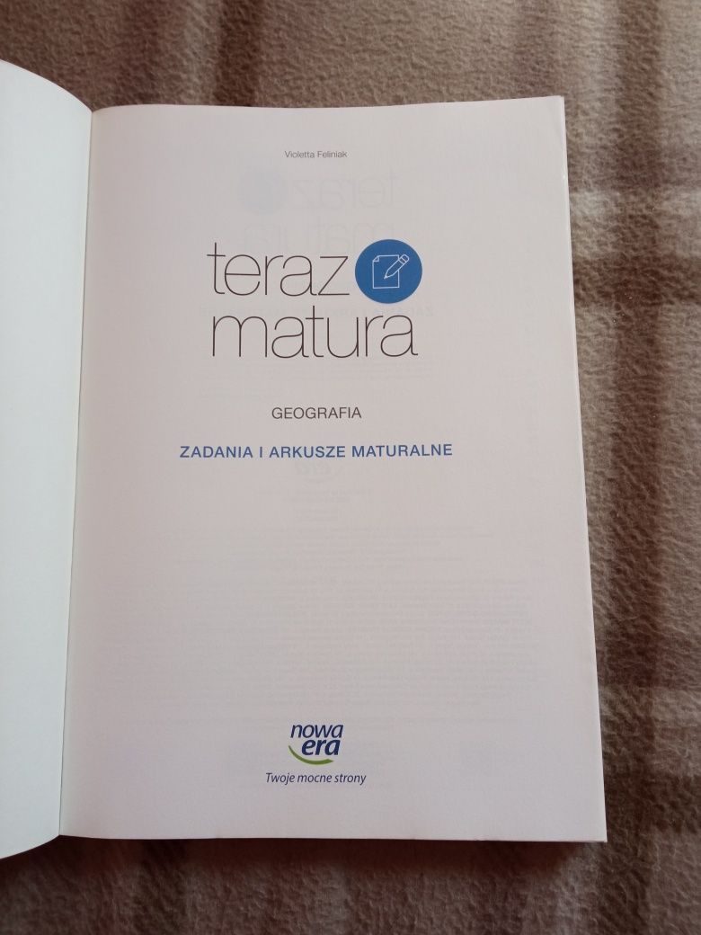 Sprzedam ,,Teraz matura " geografia zadania i arkusze maturalne