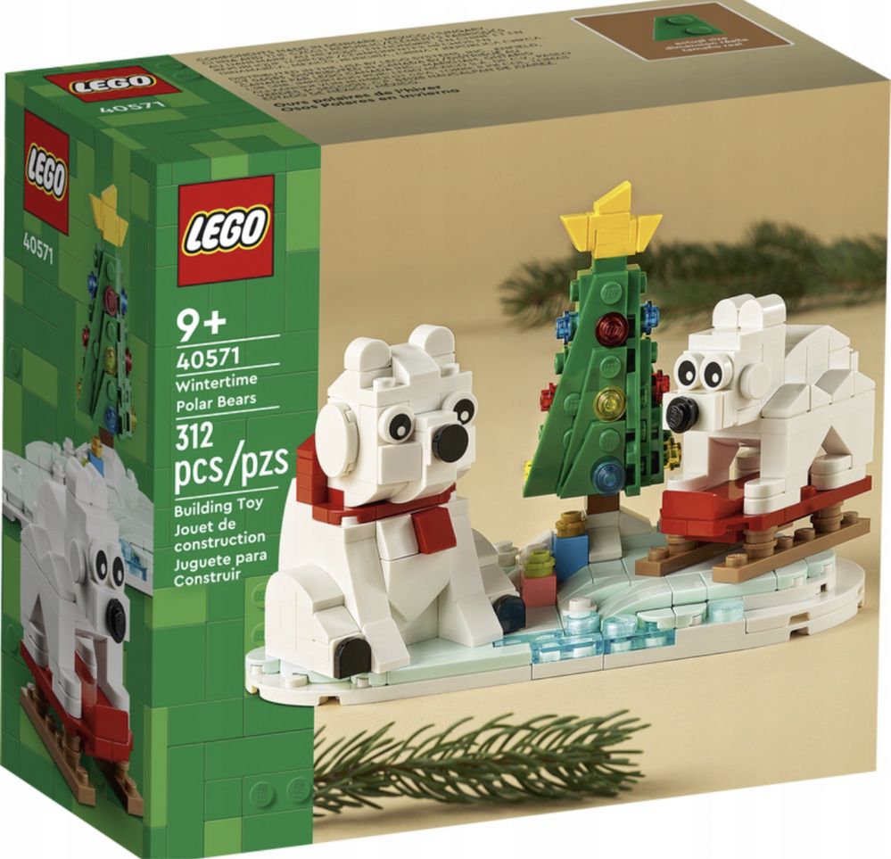 LEGO Classic 40571 Zimowe niedźwiedzie polarne