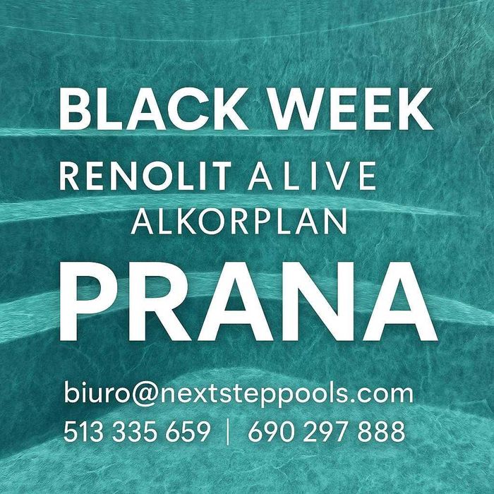 Folia basenowa Renolit ALIVE PRANA – Black Week! Rolka 41,25 m2 3199zł