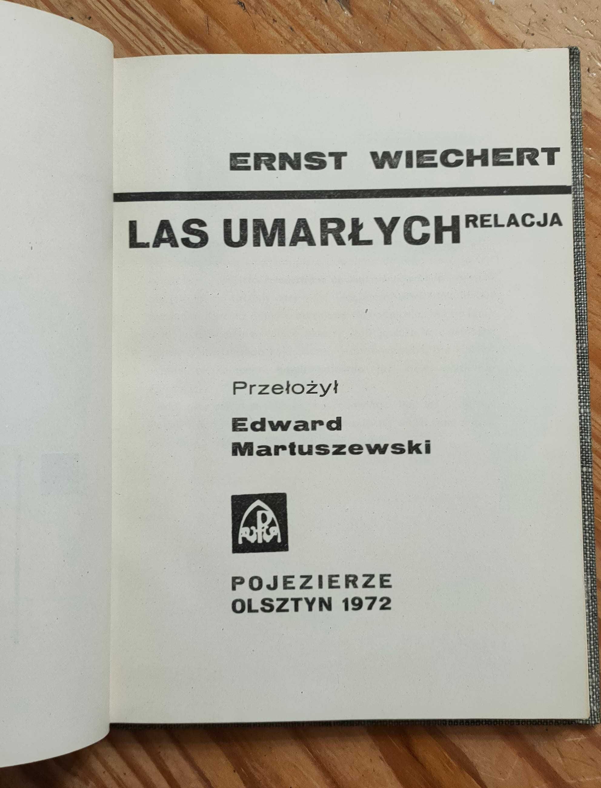 Las umarłych Ernst Wiechert