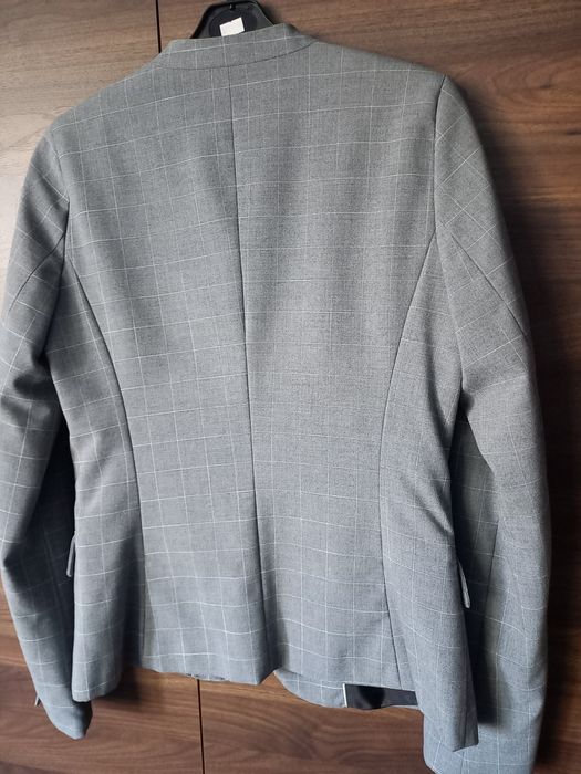 Żakiet i spodnie - komplet - kolor szary