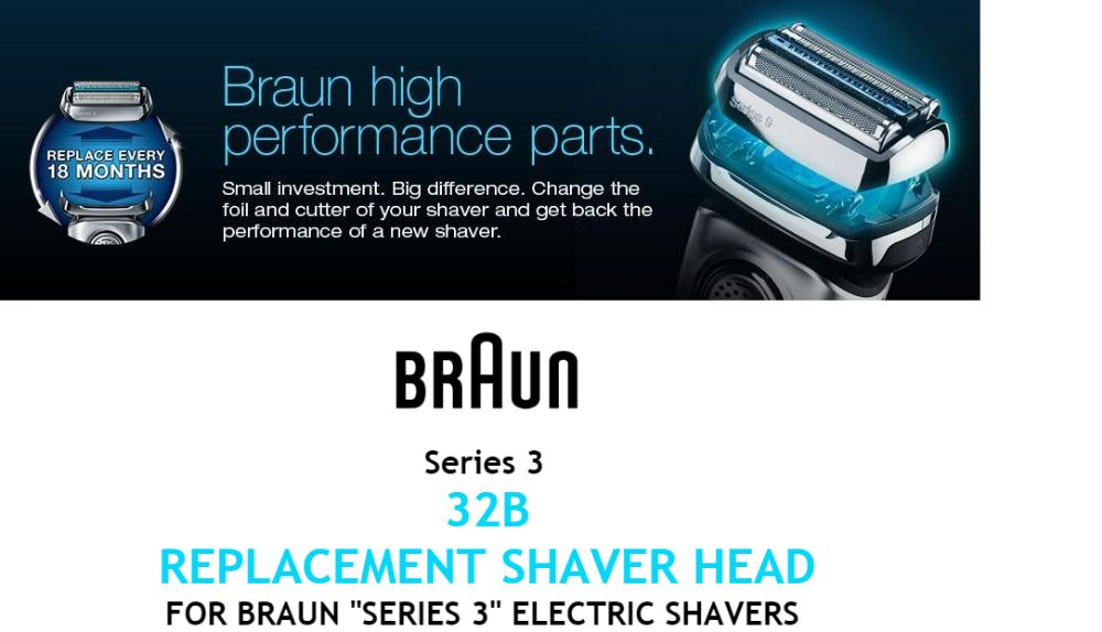 Сетка и нож BRAUN 32B, 32S,21B Series 3 Блок бритва браун 300s,301s