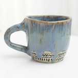 Kubek ceramiczny handmade rękodzieło wyjątkowy piękny unikat