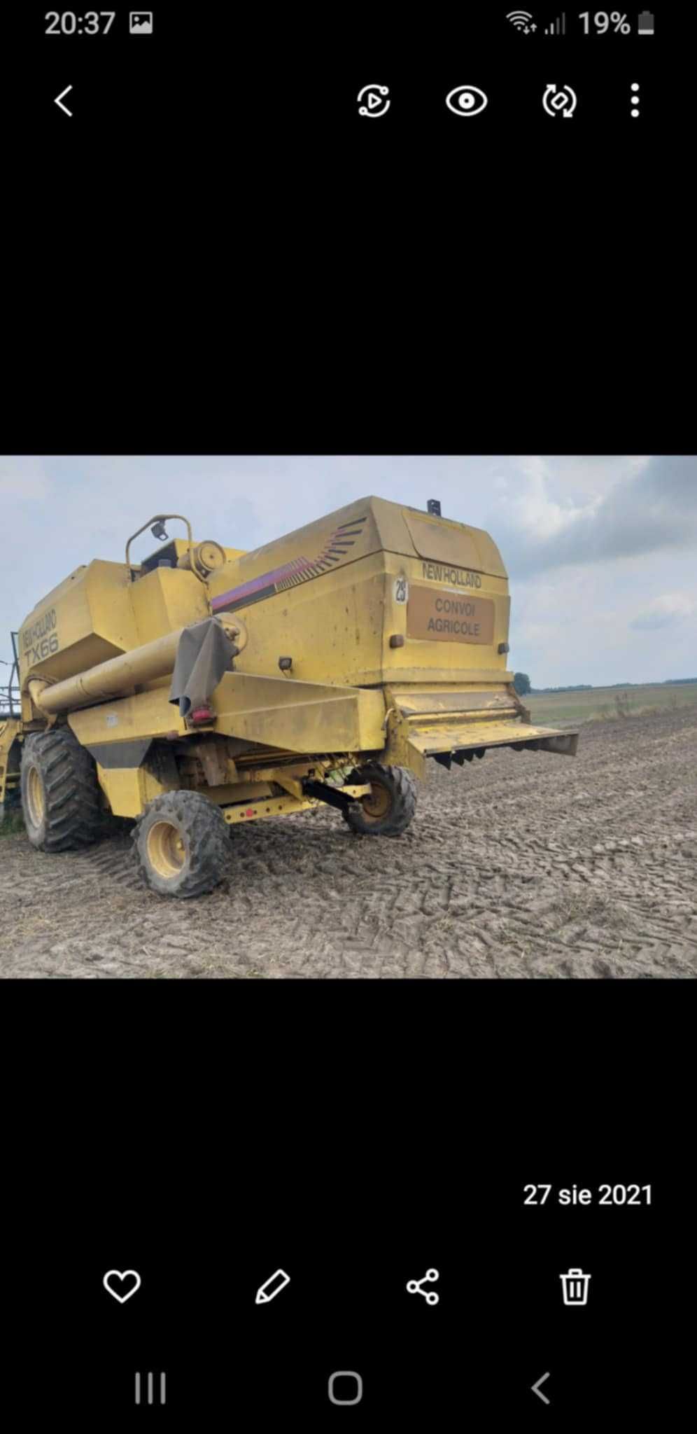 Kombajn new holland tx66