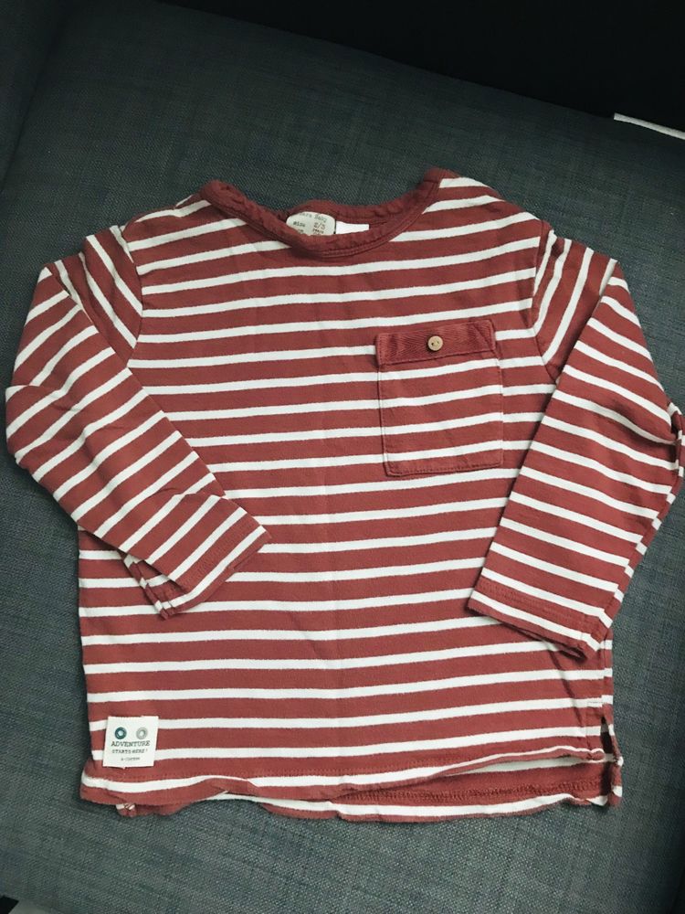 Longsleeve koszulki zara i mango 98