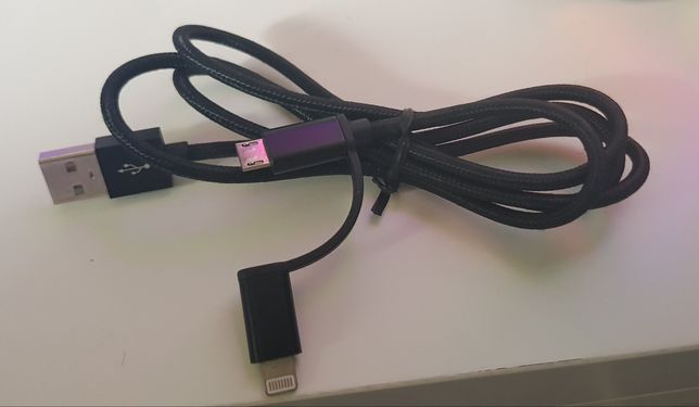 Cabo USB/ Micro USB/Lightning