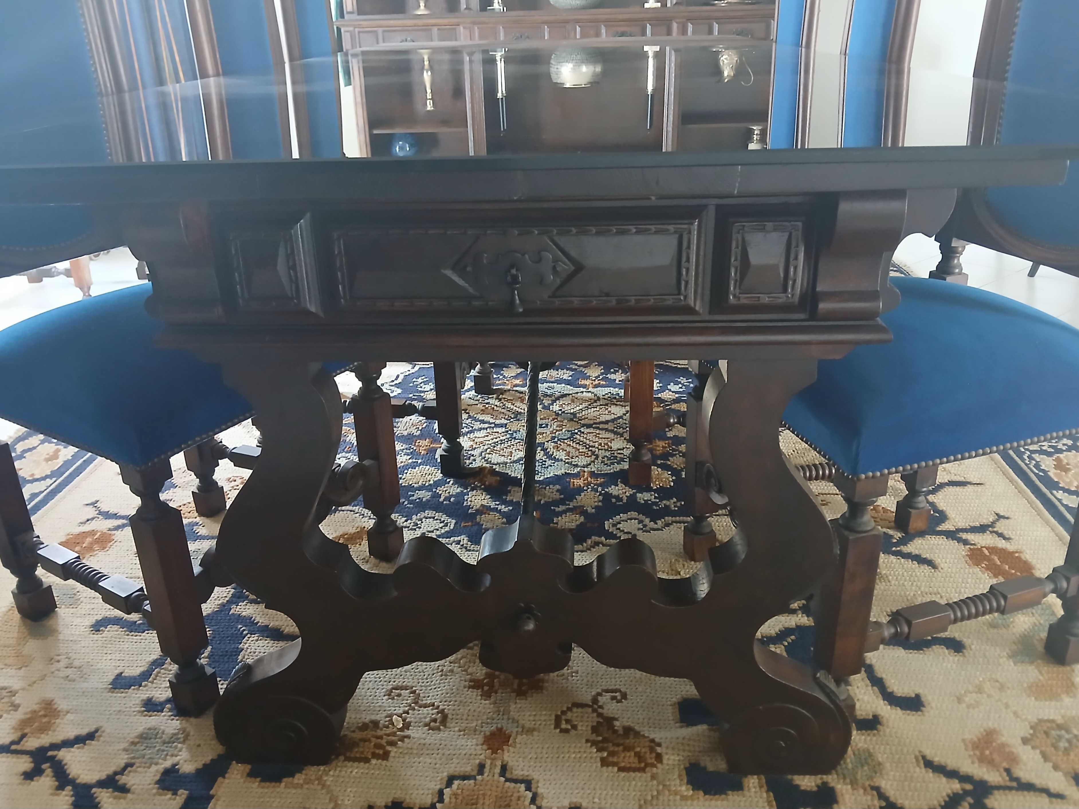 Mobilia sala de jantar, estilo rústico