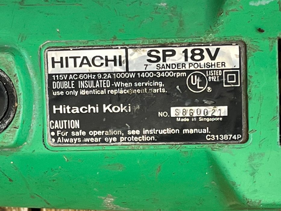 Hitachi SAT-180 – Szlifierka/Polerka 180 mm – 240V