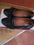 Buty granatowe lakierkowe jak nowe