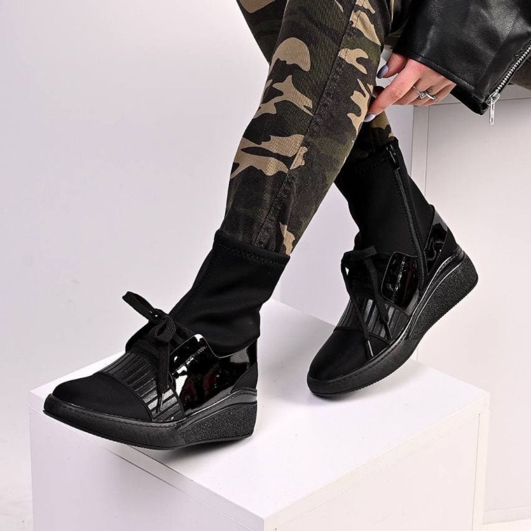 Розпродаж черевики жіночі , чорні демісезон розмір 36 - 23 см
