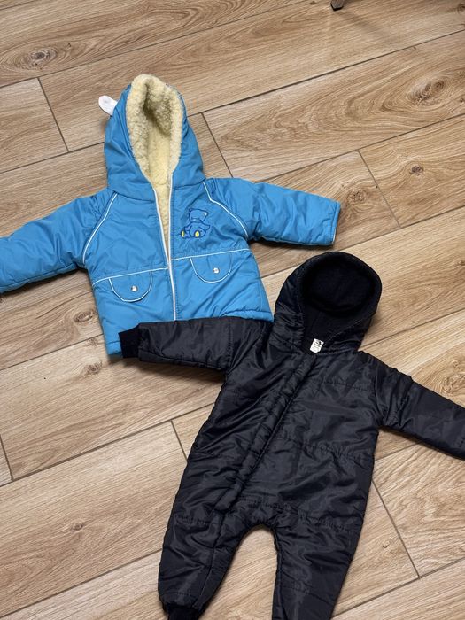 Лот 2 речі комбез фліска , куртка тепла на 3м