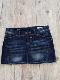 Spódniczka jeans mini dziewczęca młodzieżowa  M 38